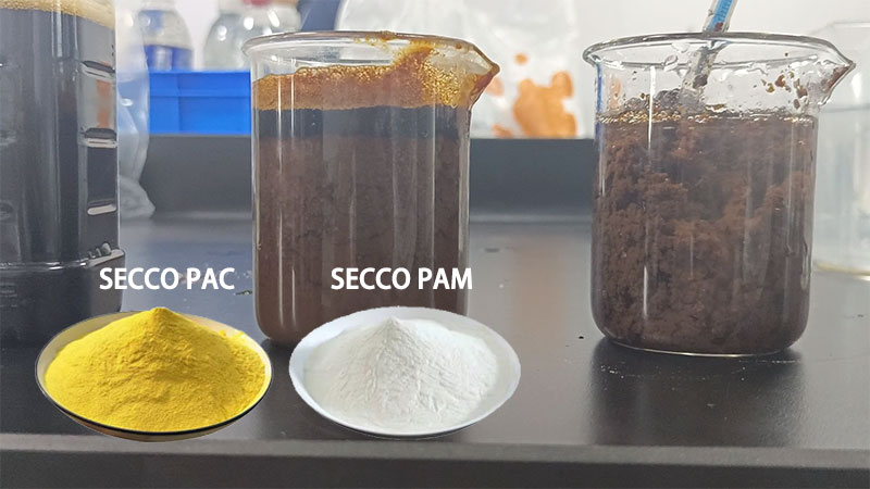 Tretman Wastewater Aquaculture Efans ak Polyaluminium Chloride ak Polyacrylamide Flocculants