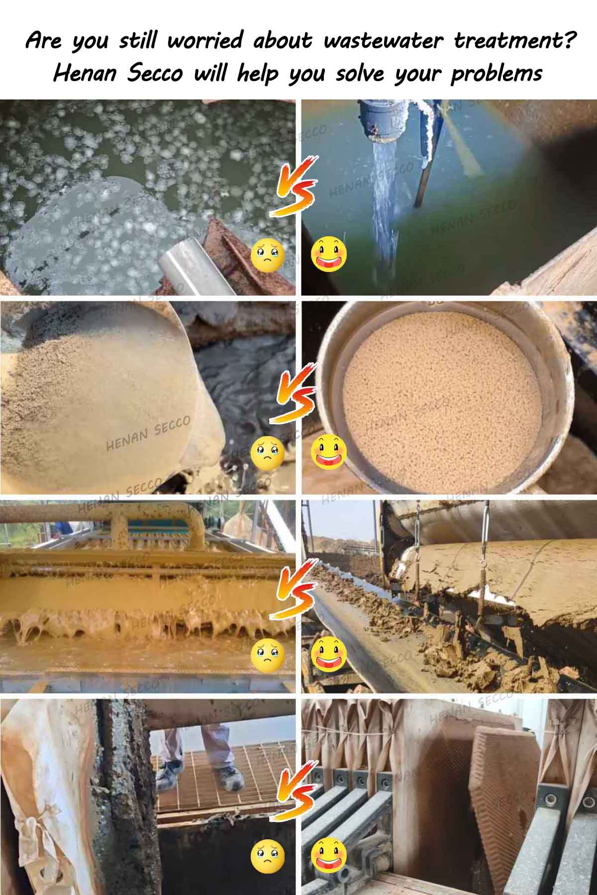 Performance Comparison of Polyacrylamide (PAM) in Wastewater Treatment and Sludge Dewatering